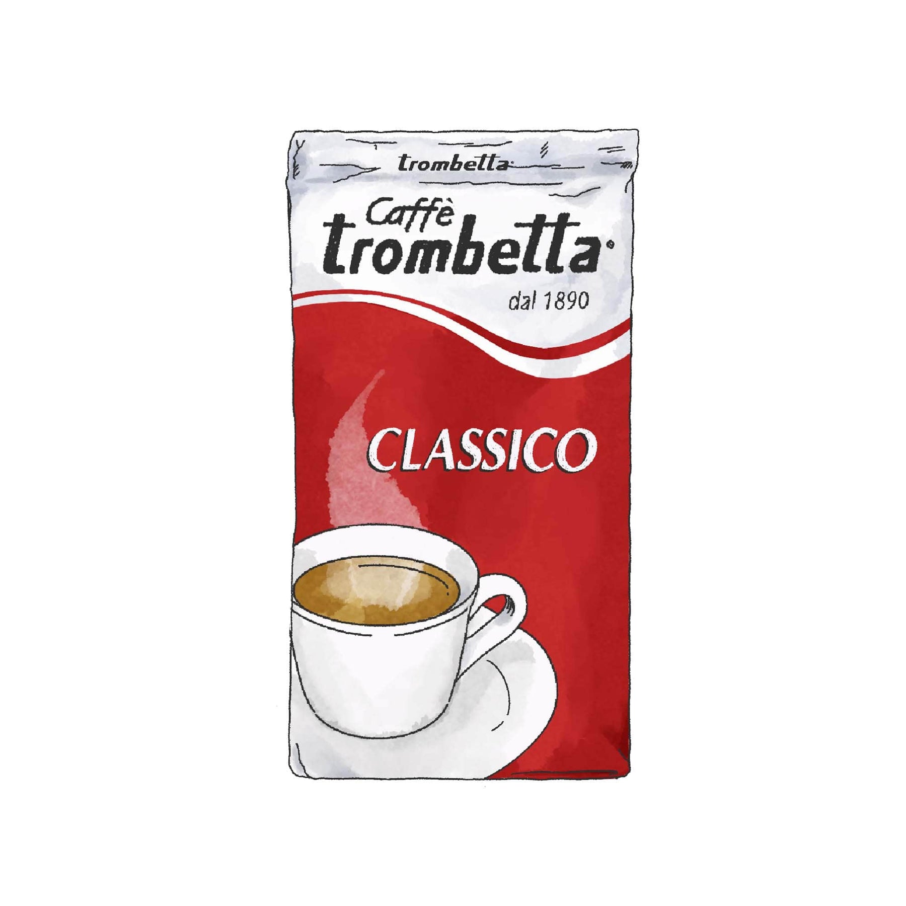 Classico Ground Coffee | Caffé Trombetta – Caffe Trombetta